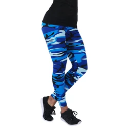 VIIANLES Women Leggings Elastic Trousers Camouflage Push Up Pants Fitness Leggins Slim Casual High Waist