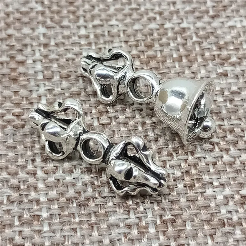 

Бусины для браслета, ожерелья, из серебра 925 пробы, 4 шт.
