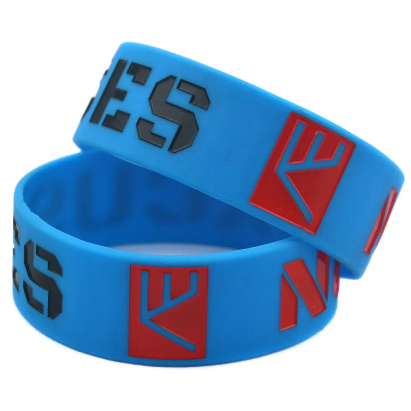 1 pc keine Entschuldigung ein Zoll breites Silikon armband graviert und in Farbe gefüllt – Detail 6
