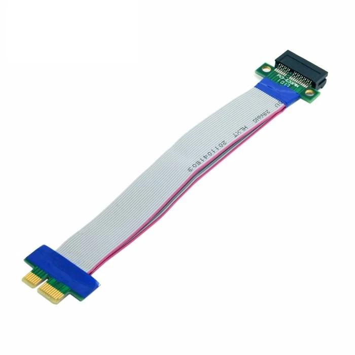 

BTBcoin PCI Express Flex Relocate Cable PCI-E 1X to 1X Slot Riser Card Extender Extension Ribbon Cable Adapter for Bitcoin Miner