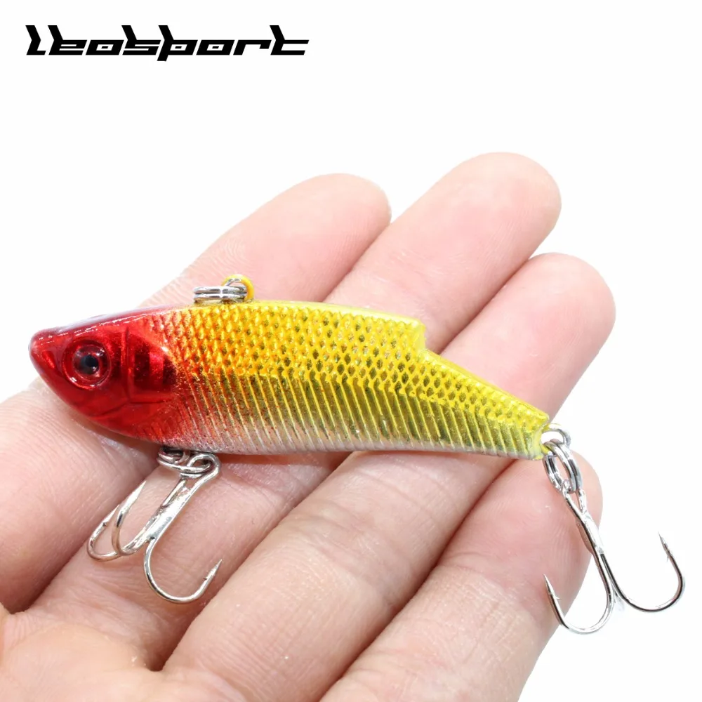 Artificial Lures Woofer Vibration Fishing-Lure Hard-Bait Rattlin -Hooks 6 1pcs