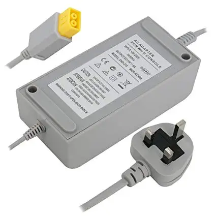 

Ruitroliker Power Adapter Charger UK Plug Power Adapter Cable for Wii U Console System
