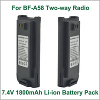 Battery Walkie Talkie Baofeng BF-A58 DC7.2V 1800mAh Li-ion Battery for BAOFENG BF-A58 IP57 Waterproof Portable Two-way Radio