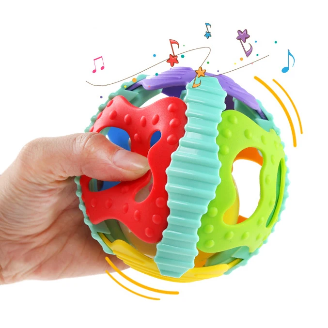 Brinquedos Para Bebe 0-12 Months Baby Ball Rattle Toys Flashing Teether Toys For Babies Educativo Oyuncak