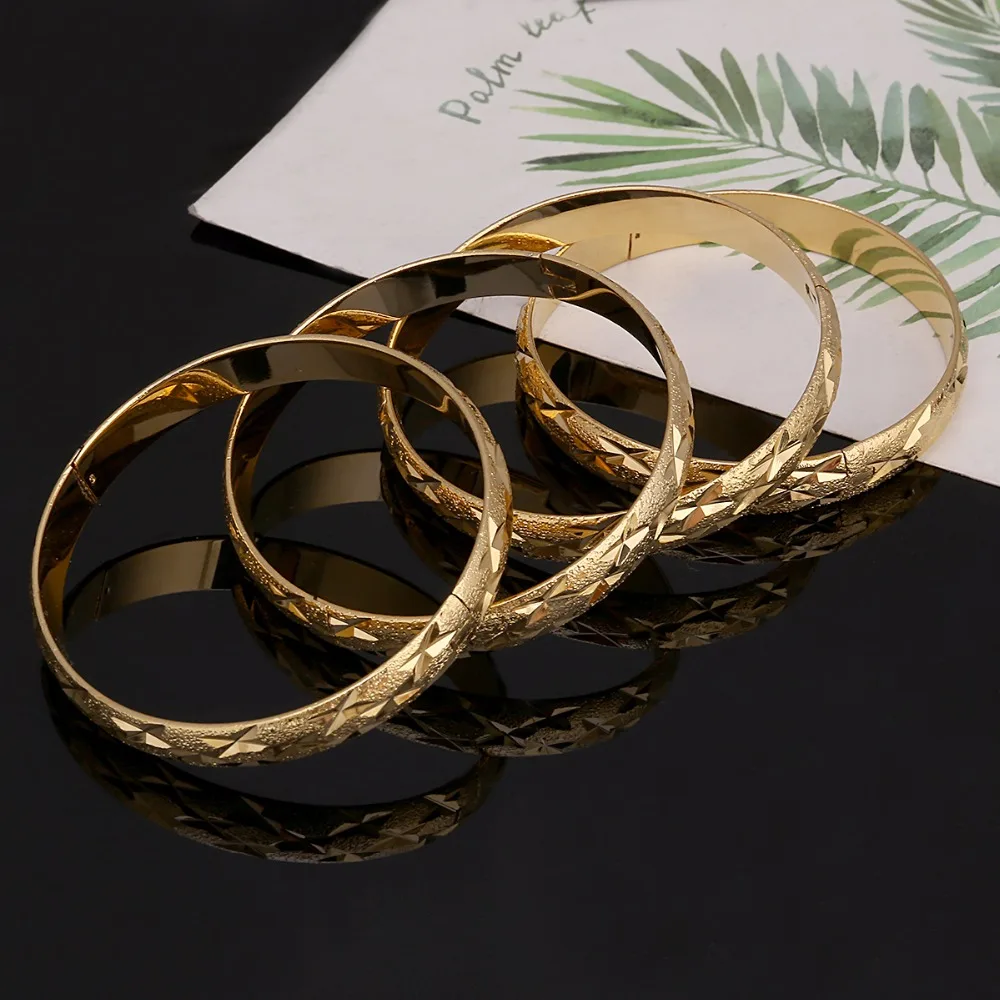 Gold Bangle Dubai Bride Wedding Ethiopian Bracelet