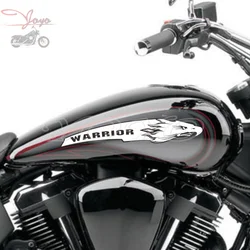 Custom Letters Decals Eagle Head Logo Sticker Gas Tank Stickers Vinyl Decal For Yamaha XV1700 XV-1700 Warrior