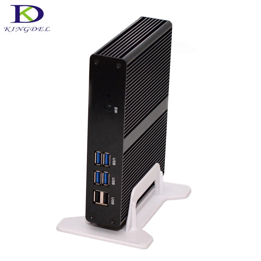 Imagem -04 - Mini pc de Desktop Fanless Linux Desktop Core i5 4200y Celeron 2955u Windows 11 Hdmi Vga Lan Nic gb 512 gb Ssd Usb 30