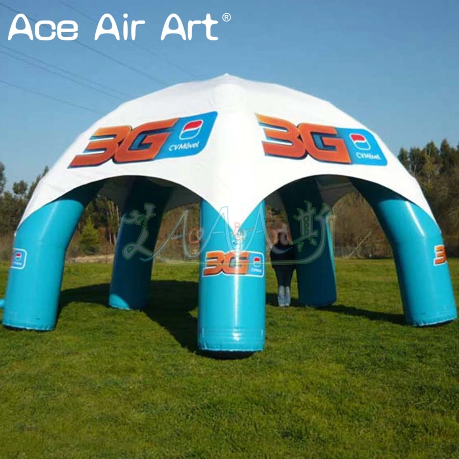 

Customized Half Cover Inflatable Spider Tent Event Stations/Air Dome Shelter for Advertising/Promotion