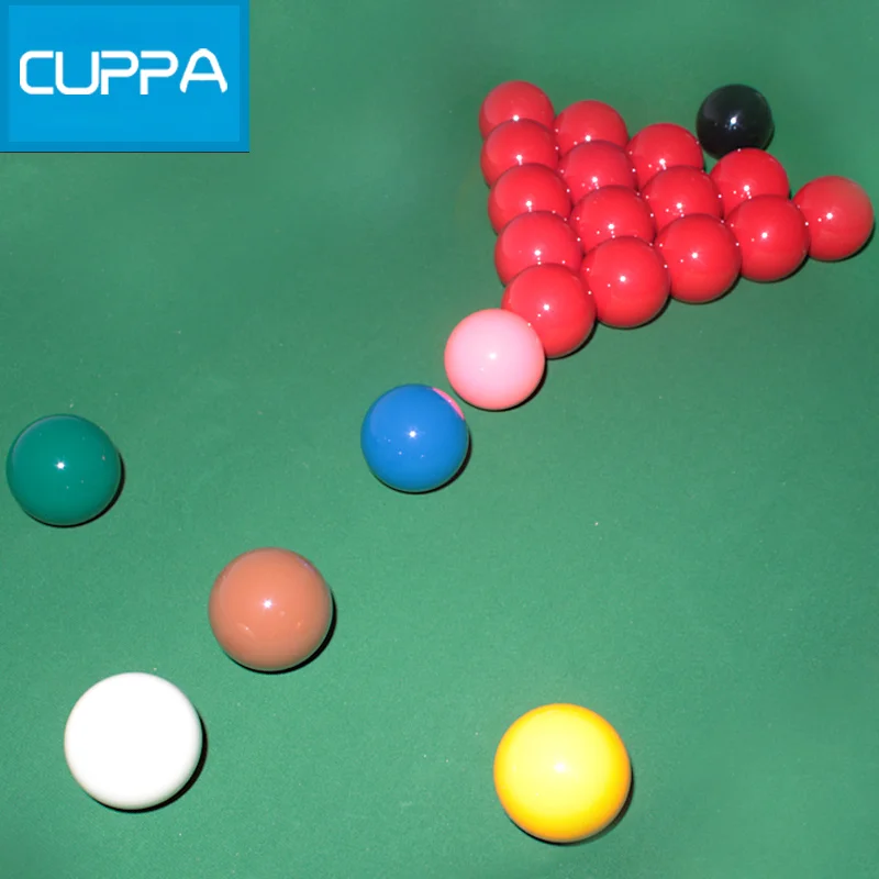 

High Quality Cuppa Snooker Table Billiard Balls Set 52mm Snooker billiards Accessories China