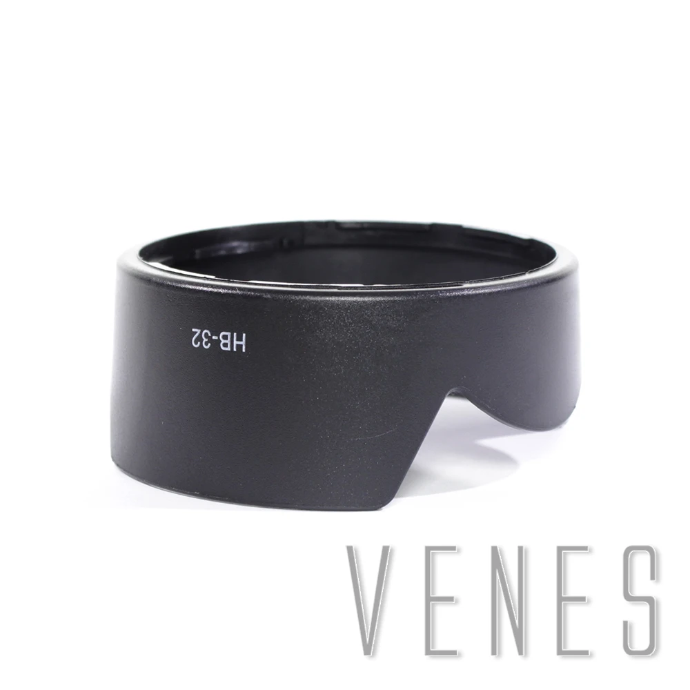 VENES Replace Bayonet Screw Mount Camera Lens Hood Protetor For NIKON AF-S DX for NIKKOR, HB-32 with black color