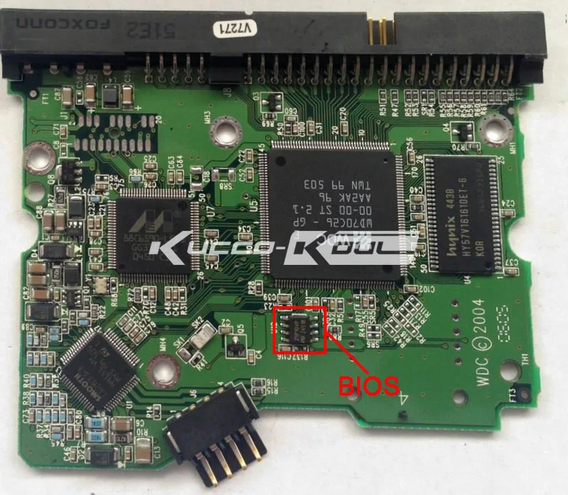 HDD PCB logic board 2060-001266-001 REV A for WD 3.5 IDE/PATA hard drive repair data recovery