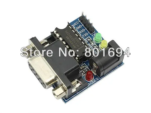 RS232 To TTL Converter Module Built-in MAX3232CPE Transfer Chip With Cables