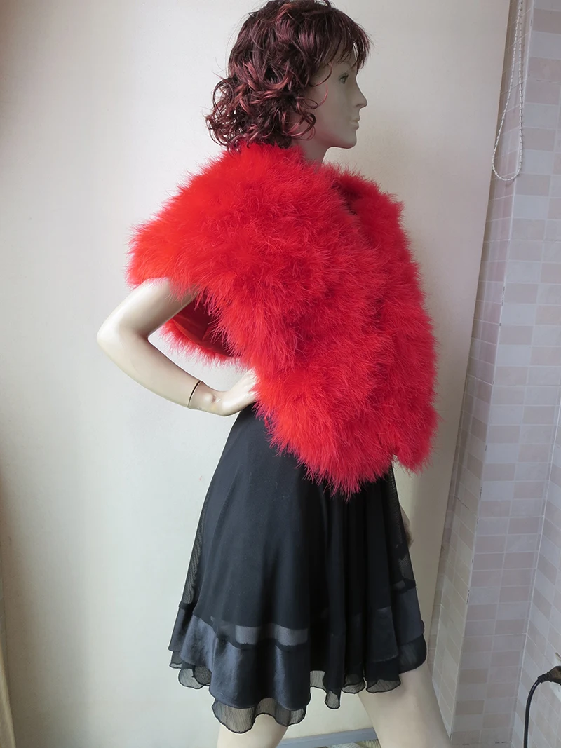 Luxuriöser Echtfeder-Wickel fü – Stole Wedding Shawl Bewertung und Preis