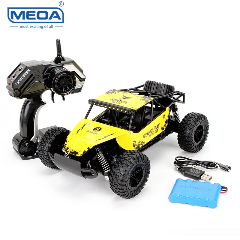 

1:16 2.4G RC Racing Car with Metal Shell Remote Control Cars 2WD Electric Toys Truck Shatter-proof Vehicle Toy for Children