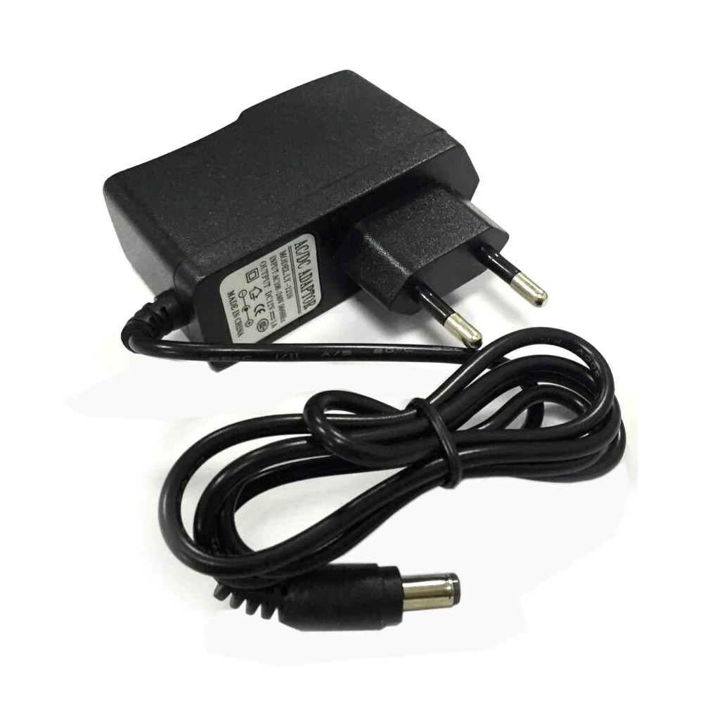 AZISHN AC 100-240V DC 12V 1A EU Plug AC/DC Power adapter charger Power Adapter for security CCTV Camera (2.1mm * 5.5mm)