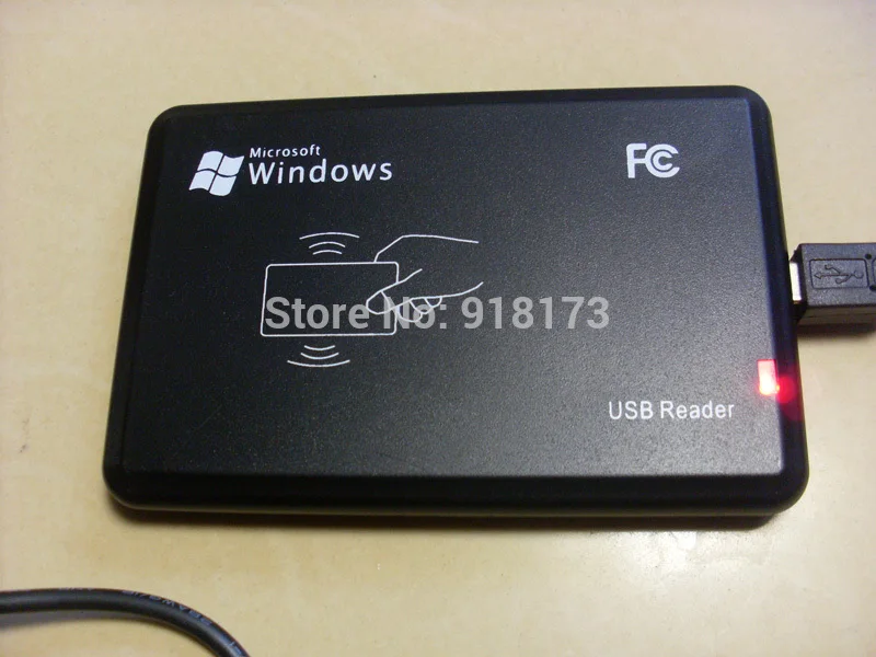 Lector de tarjetas de identificación rfid inteligente, Sensor de proximidad USB negro de 125KHz, EM4100,EM4200,EM4305,T5577,o tarjetas/etiquetas