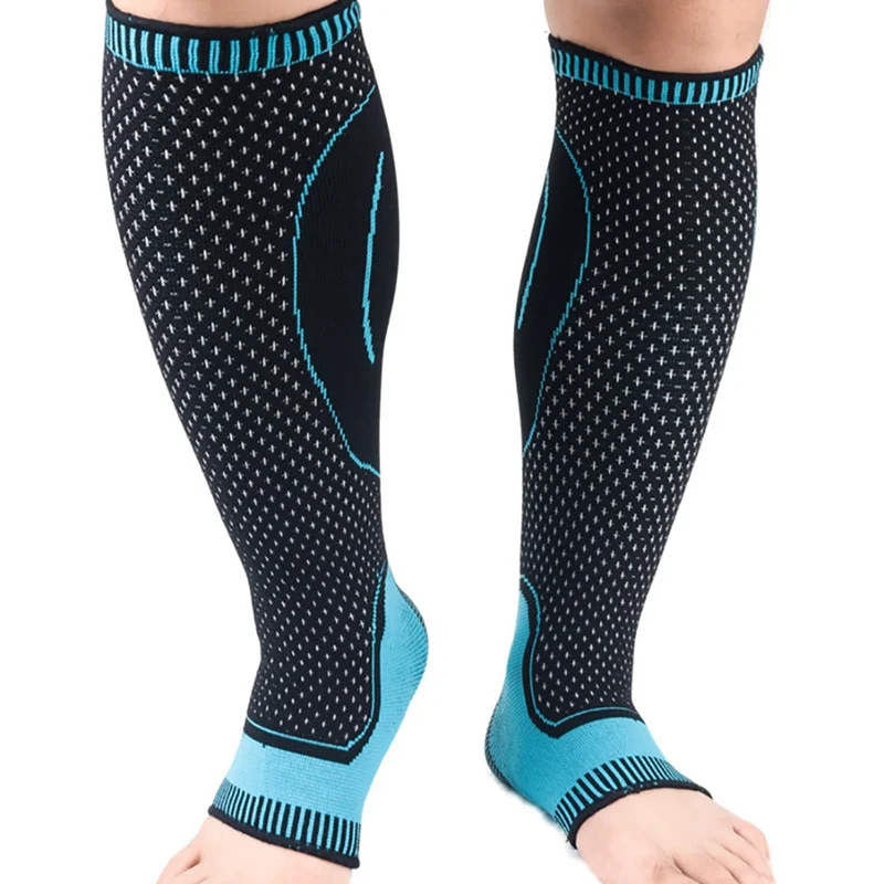 Sports Leg Pad Safety Running Cycling Compression Sleeves Calf Leg Shin Splints Breathable Leg Warmers Sports Protection