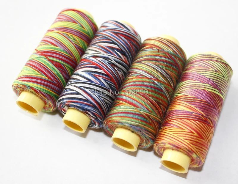 

High Quality Polyester Sewing Thread, Colourful,150Yard/Spool,4Spools/Lot,Embroidery Thread ,Household Sewing Machine Thread..