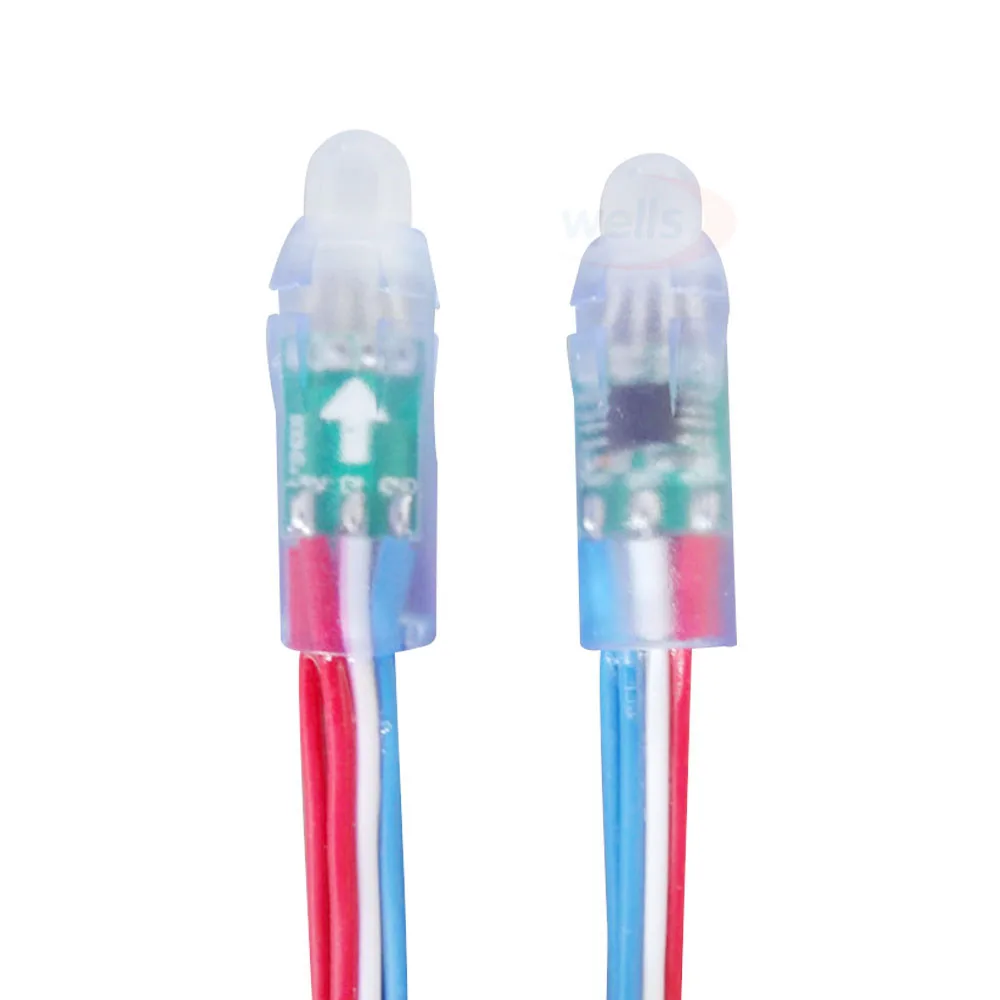 500 Pcs DC5V 12mm Full Color WS2811 RGB Pixel LED Module Light Great for decoration advertising lights Waterproof IP67