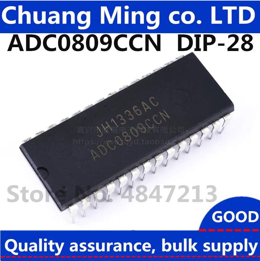 

Free Shipping 50pcs/lot ADC0809CCN ADC0809 DIP-28 In Stock