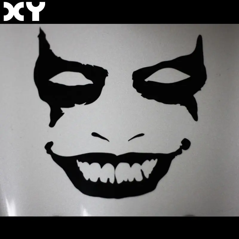 Clown FACE JDM HELLAFLUSH Vinyl Car  Funny Stickers /Car Truck Vinyl Window Decal Sticker/Motorcycle stickers