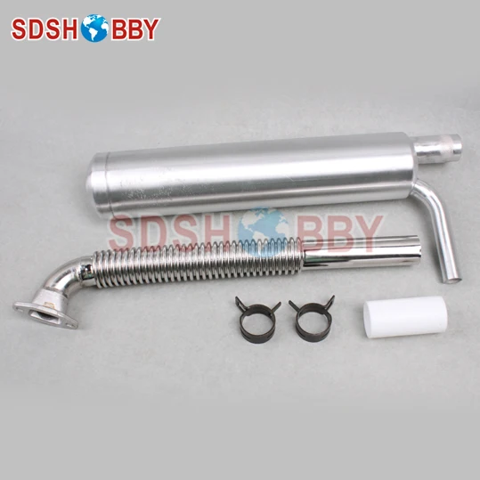 New Special Muffler Canister Set for DLE55, DLE50, DLA56, DA50, EME55 40-85CC Gasoline/Petrol Engines