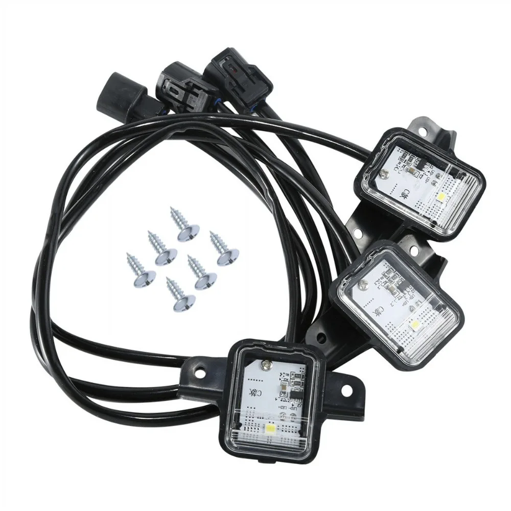 Motorcycle Rear LED Trunk Lights For Honda  Gold Wing GL1800 2018-2020 2019 3pcs Replace 08U74-Mkc-A00