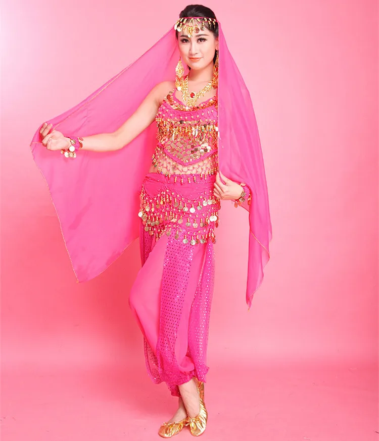 6 Colors Belly Dance Costume Set Women Performance Wear Indian Dress Bollywood Costume High Quality Belly Dance Set