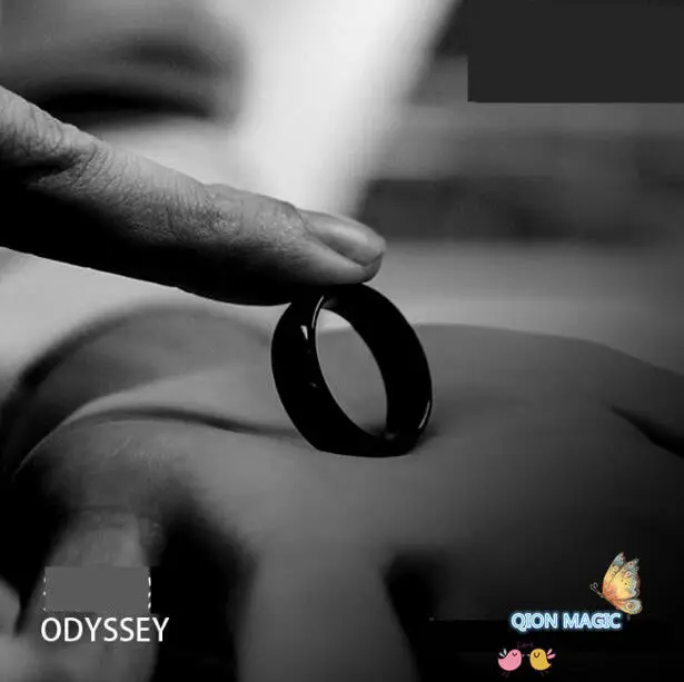 Odyssey by Calen Morelli Ring Magic Tricks Close Up Street Illusions Gimmick Mentalism  Transfer Jumps From Finger to Finger