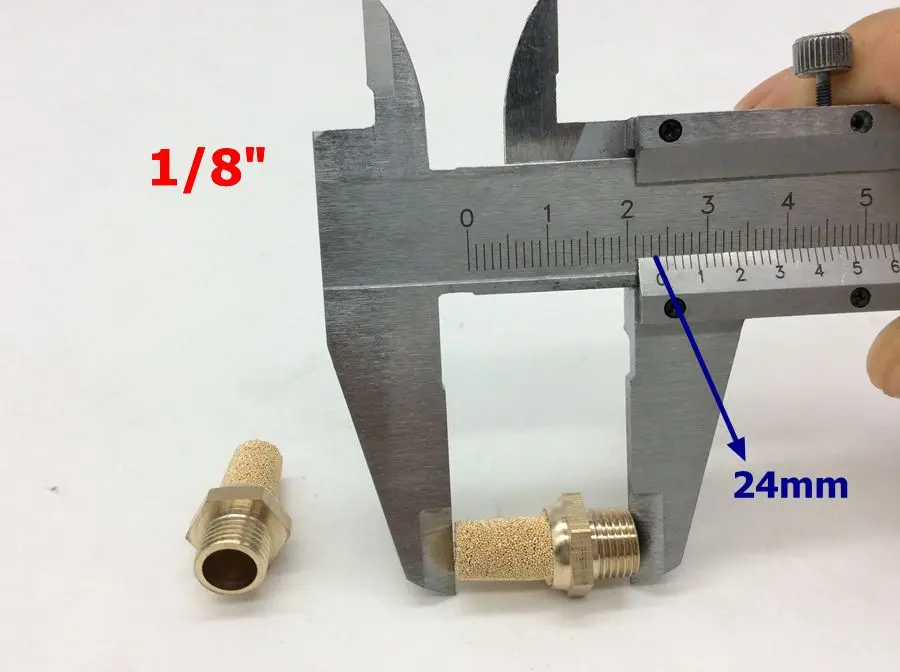 Pneumatic components BSL-01 Pneumatic fittings/Solenoid valve silencer Copper material SL-01 thread comection 01:1/8