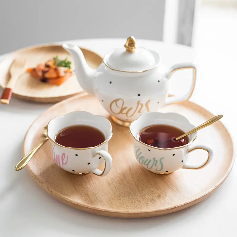 Rubber wood Round Japanese style dinner plate beef steak fruit Snacks tray tea tray Restaurant storage plate Solid wood plates