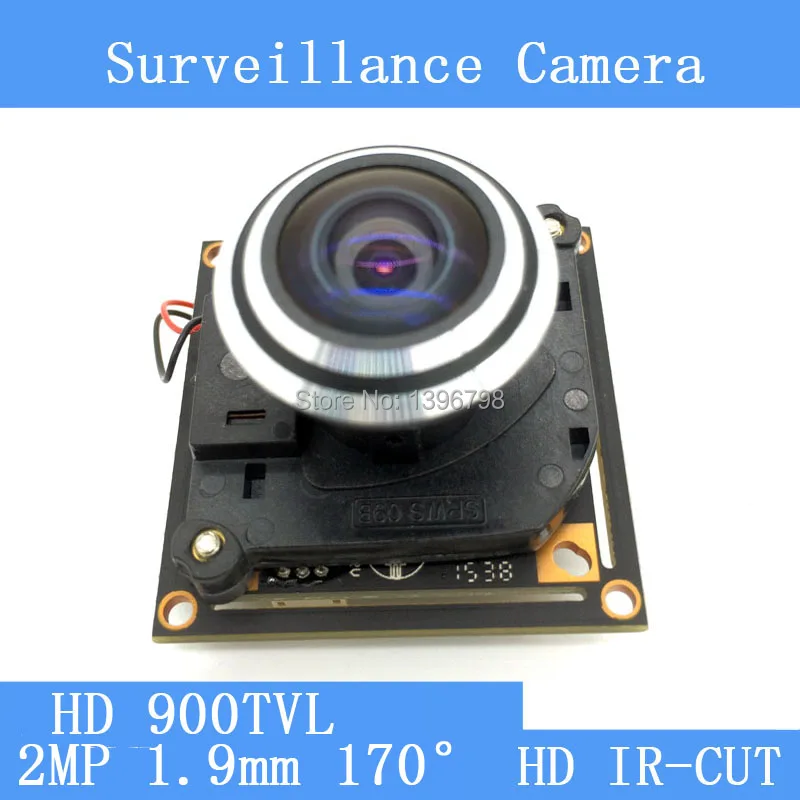 170 wide-angle fisheye mini HD 900TVL video security surveillance camera module + HD IR-CUT dual-filter switch