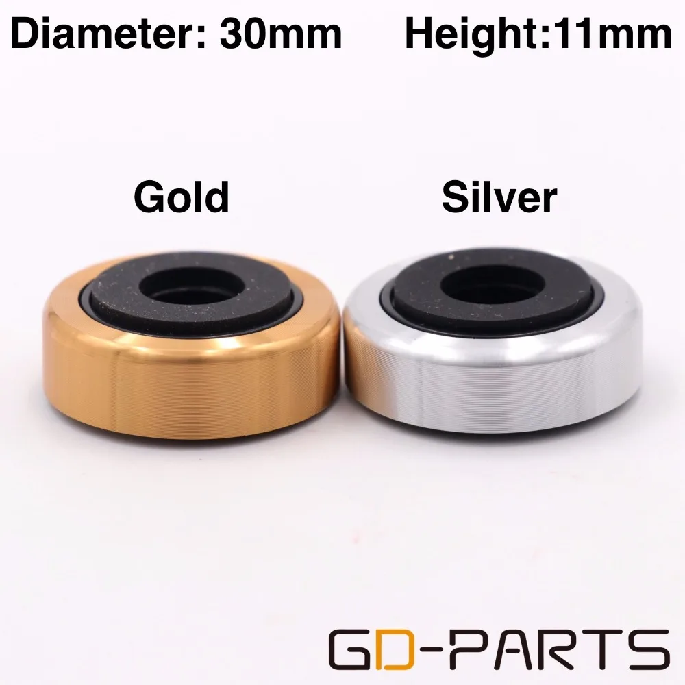 30mm-11mm aluminiowa plastikowa mata izolacyjna podkładka pod stopy podstawka amortyzator do głośnika DVD wzmacniacz podwozia szafka srebrna złota
