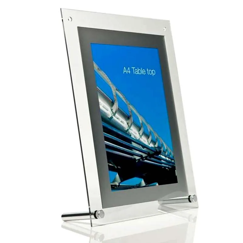 Акриловые рекламные рамки из плексигласа, пластиковые вывески, принты фотографий, столешница формата А4, упаковка из 5 шт.