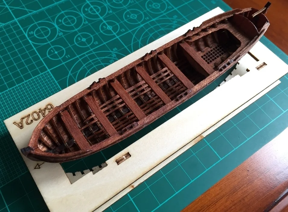 Ancient Ship Model kit Scale 1/64 Full rib lifeboat series model kit