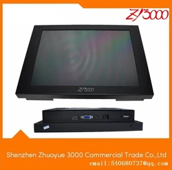 Nieuwe voorraad 12 inch waterdichte metalen behuizing HDMI VGA dc12v ingang R232 seriële controle resistieve touchscreen industriële monitor