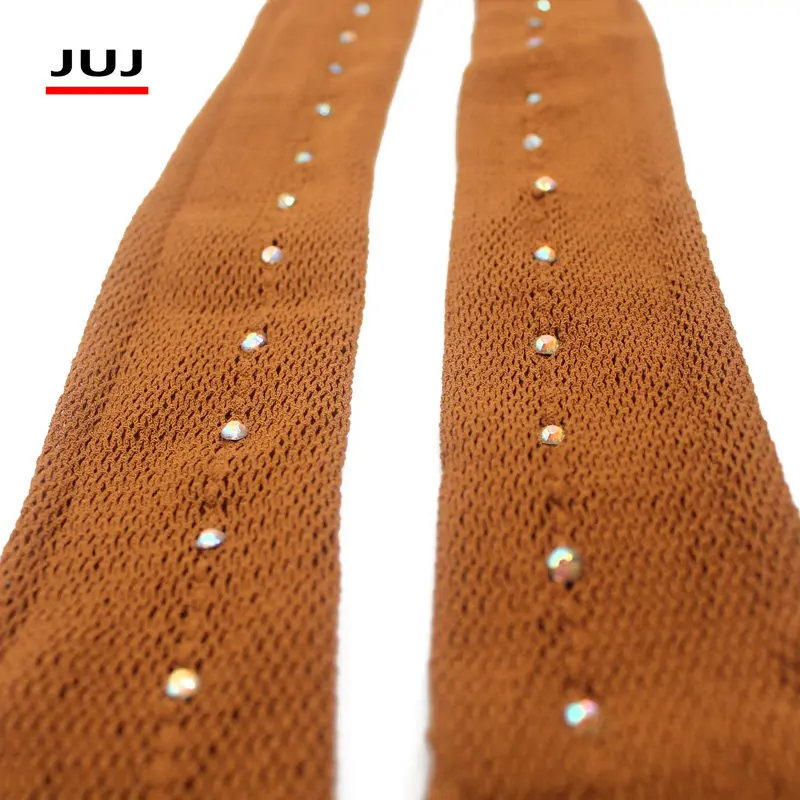 Strass Latin Strumpfhose Frauen profession elle Netz strumpfhose Ballsaal & Latin Dance Hartgarn elastische Strümpfe Back Line Strumpfhosen – Detail 6