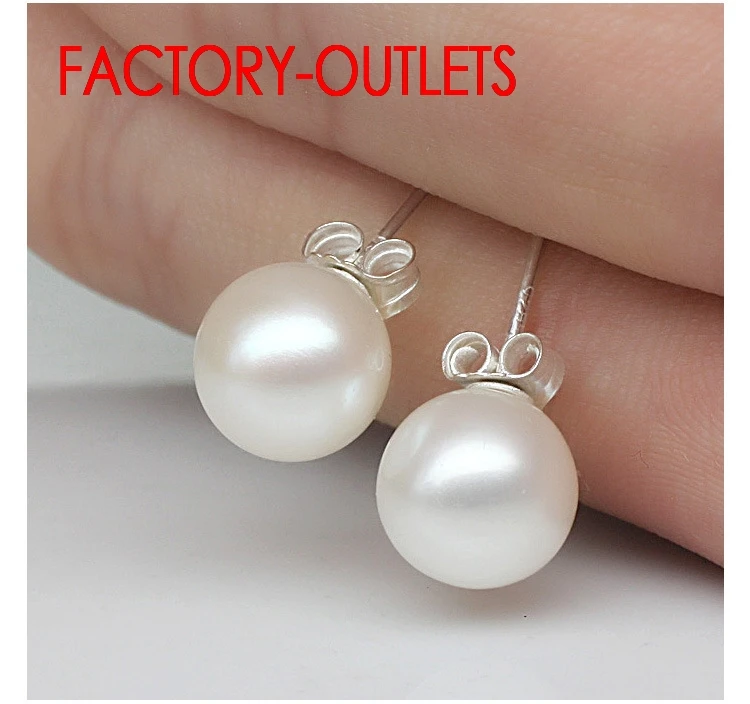 Factory Price Fashion Jewelry 925 Silver Needle Stud Earrings For Women Hot Sale Pearl Earrings Super Cheap Wedding Earrings