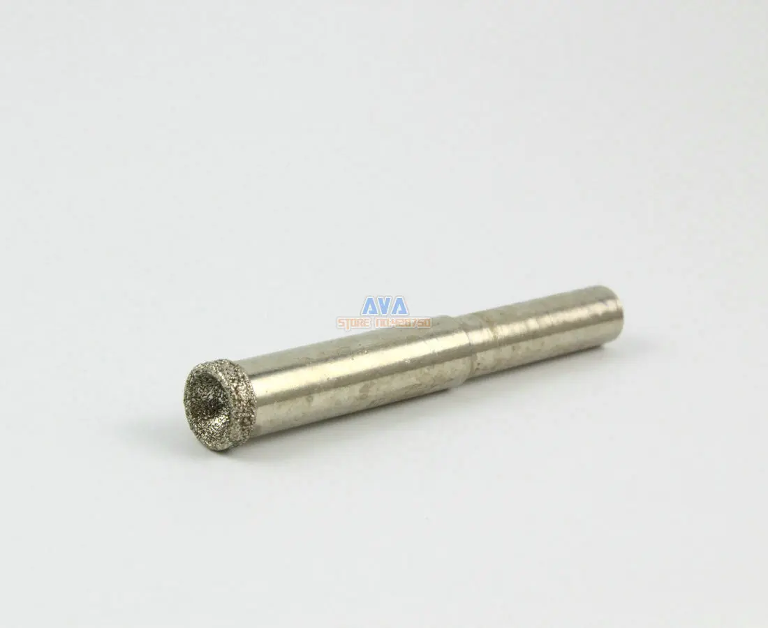 

6 Pcs 7mm Diamond Mounted Point Spherical Concave Head Grinding Bit Grit 80