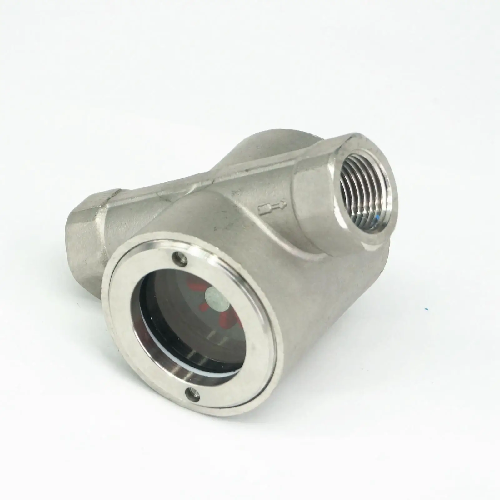 1/2" BSP Female SS304 Stainless Steel Window Sight Flow Indicator With Impeller