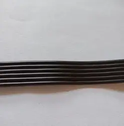 5M/1LOT 6 Black 18AWG UL1007 6P Parallel Ribbon flat cable Environmental Electronic power wire