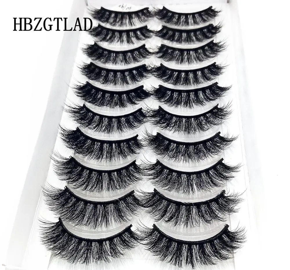 38 Styles 10 pairs natural false eyelashes fake lashes long makeup 3d mink lashes extension eyelash mink eyelashes for beauty