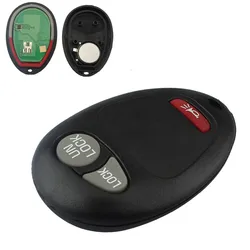 315 MHz 3 Knoppen Keyless Entry Key Zender Fit voor Isuzu 2004-2012, Vervanging Auto Pieper Alarm Afstandsbediening Sleutel