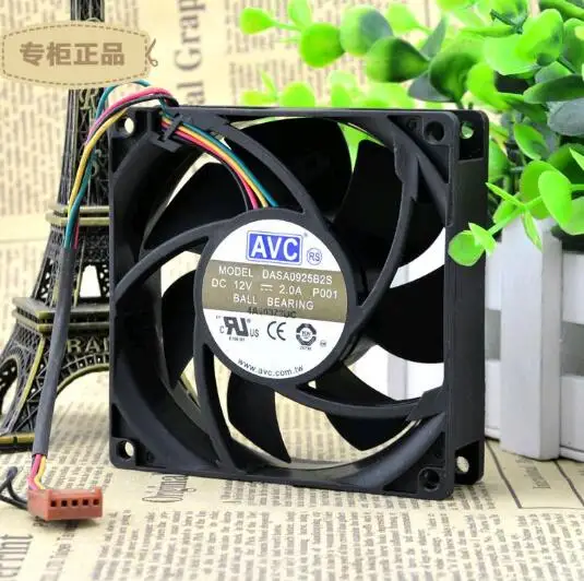 

Original DASA0925B2S 12V 2.0A 9CM 90*90*25 AVC 4 wire PWM temperature control fan