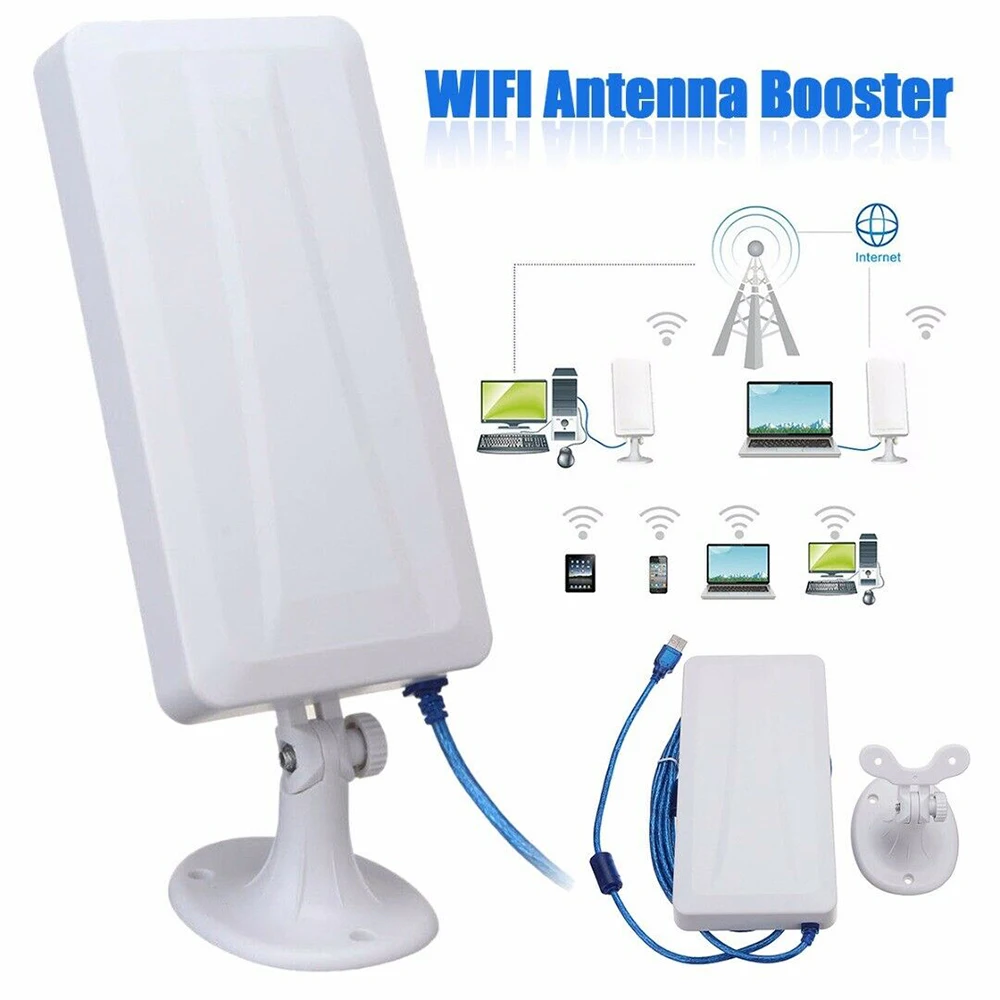 New Long Range 150Mbps WiFi Extender Wireless Outdoor Router Repeater WLAN Antenna For Booster 5M
