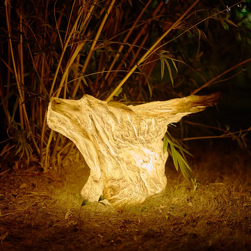 Led Simulation Tree Stump Lights For Parks, Landscapes, Courtyards, Villas, And Lawns