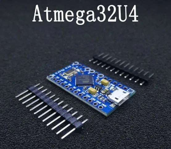 New Pro Micro for arduino ATmega32U4 5V/16MHz Module with 2 row pin header For Leonardo in stock . best quality