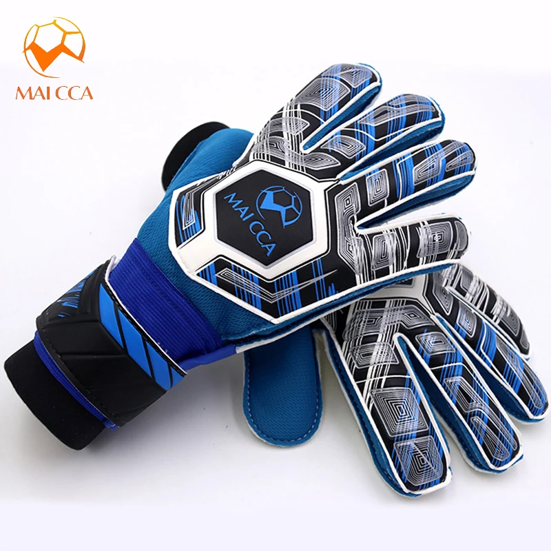 Top Youth Professional Goalkeeper Gloves Finger Protection Thickened Latex Soccer Goalie Gloves with Finger Savers