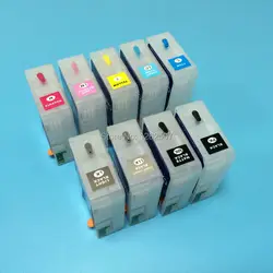 T5801-T5809 T5811-T5819 Refillable Ink Cartridge With Or Without Chip Sensor For Epson Stylus PRO 3800 3880 Printer