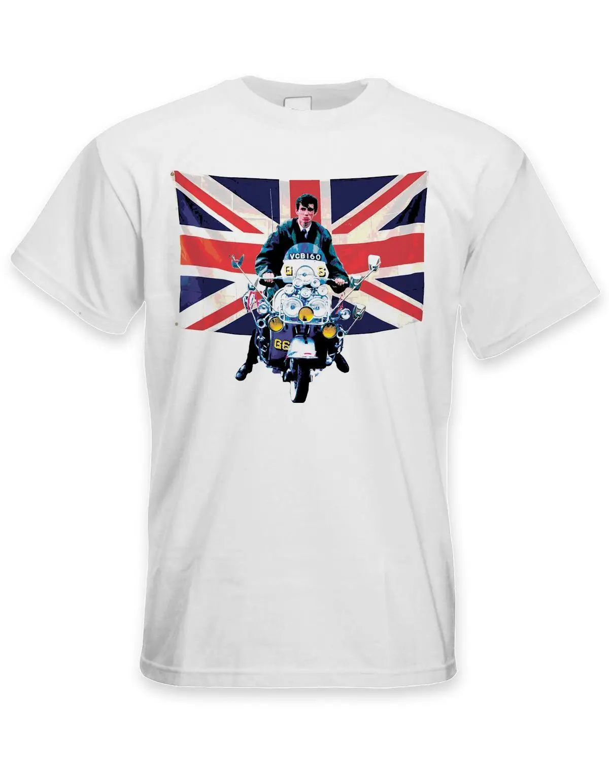 New 2019 Summer Style T-Shirt Man Print T-Shirt Hipster Union Jack Scooter Mod Men'S T-Shirt - Jam Fashion Who O-Neck Cool Tops